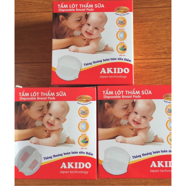 Miếng lót thấm sữa Akido Hộp 24 miếng