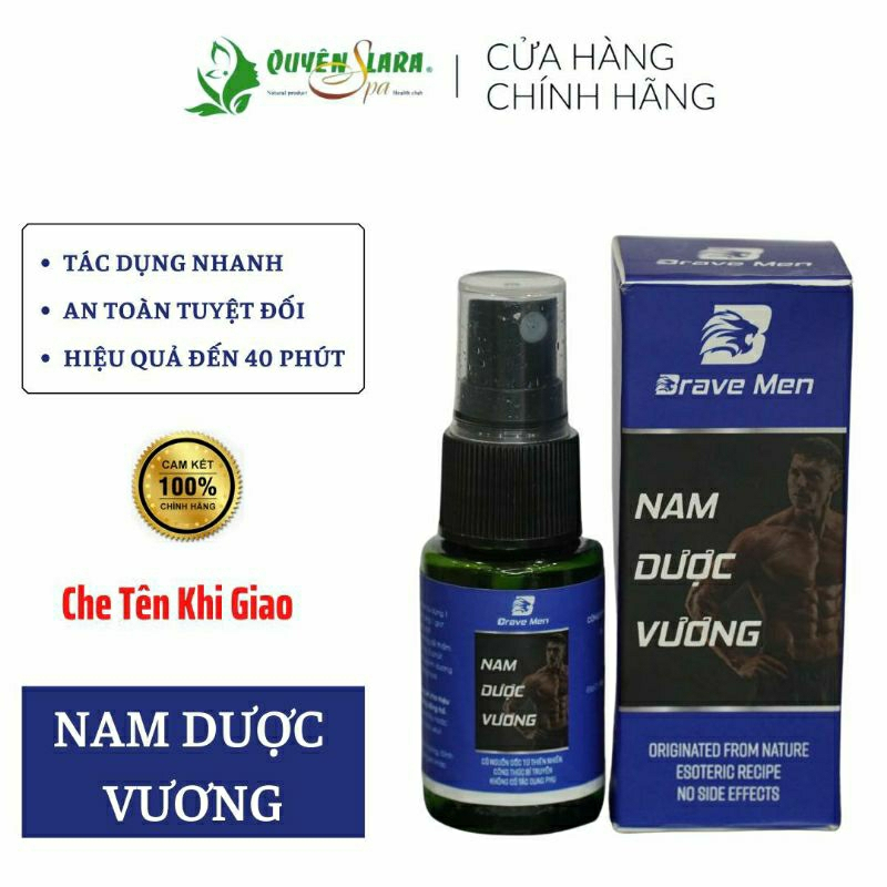 Chai Xịt Nam Dược Vương Chính Hãng,Cải Thiện Bản Lĩnh Phái Mạnh 25ml