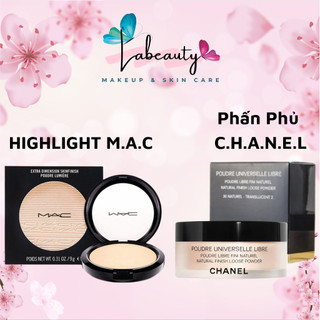 Phấn phủ Chanel, bắt sáng MAC Extra Dimension Skinfinish màu Double-Gleam, Highlight Mac Full Size Chính Hãng