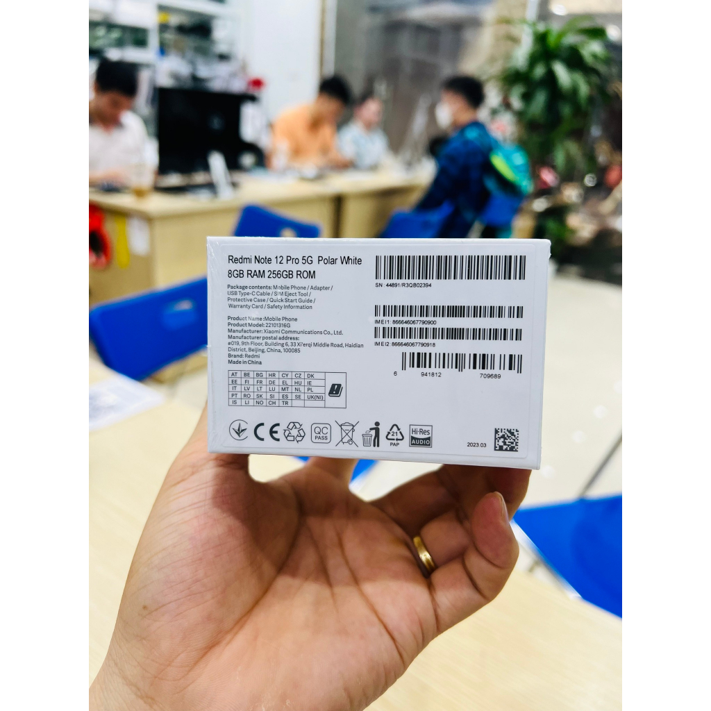 Điện thoại Xiaomi Note 12 Pro bản ram 8gb/256gb chính hãng nguyên seal fullbox bảo hành 12 tháng | BigBuy360 - bigbuy360.vn