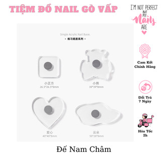Đế kê móng nam châm trong suốt