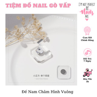 Đế Kê Móng Nam Châm Trong Suốt ( Không Kèm Chân Móng )