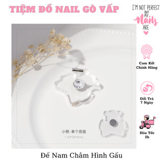 Đế Kê Móng Nam Châm Trong Suốt ( Không Kèm Chân Móng )