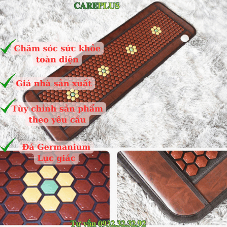 Thảm nhiệt đá nóng hàn quốc giảm đau lưng, xương khớp, thải độc tố, chăm sóc sức khỏe toàn diện kích thước 50x150cm