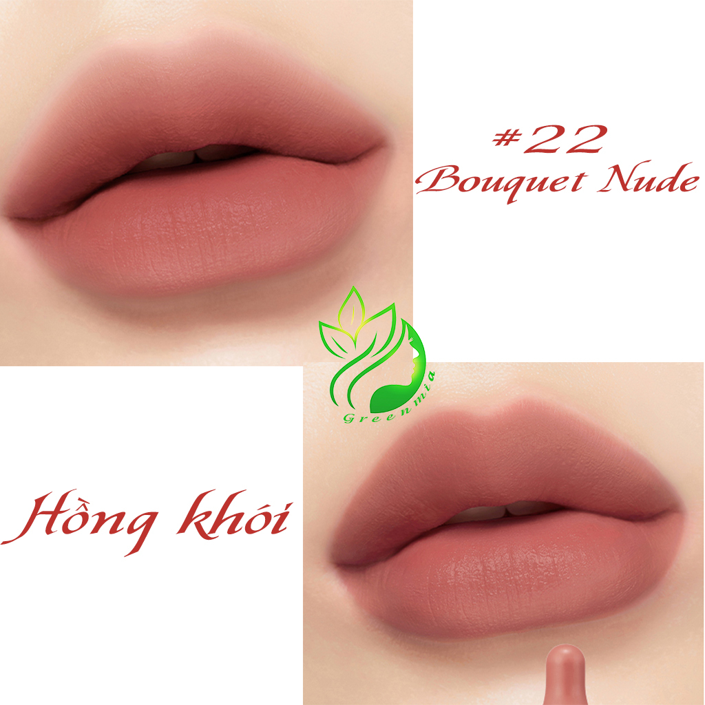 Son Ink 22 Bouquet Nude Hồng Khói Son Kem Lì Peripera Ink Velvet Lip Tint Mới Nhất 4g