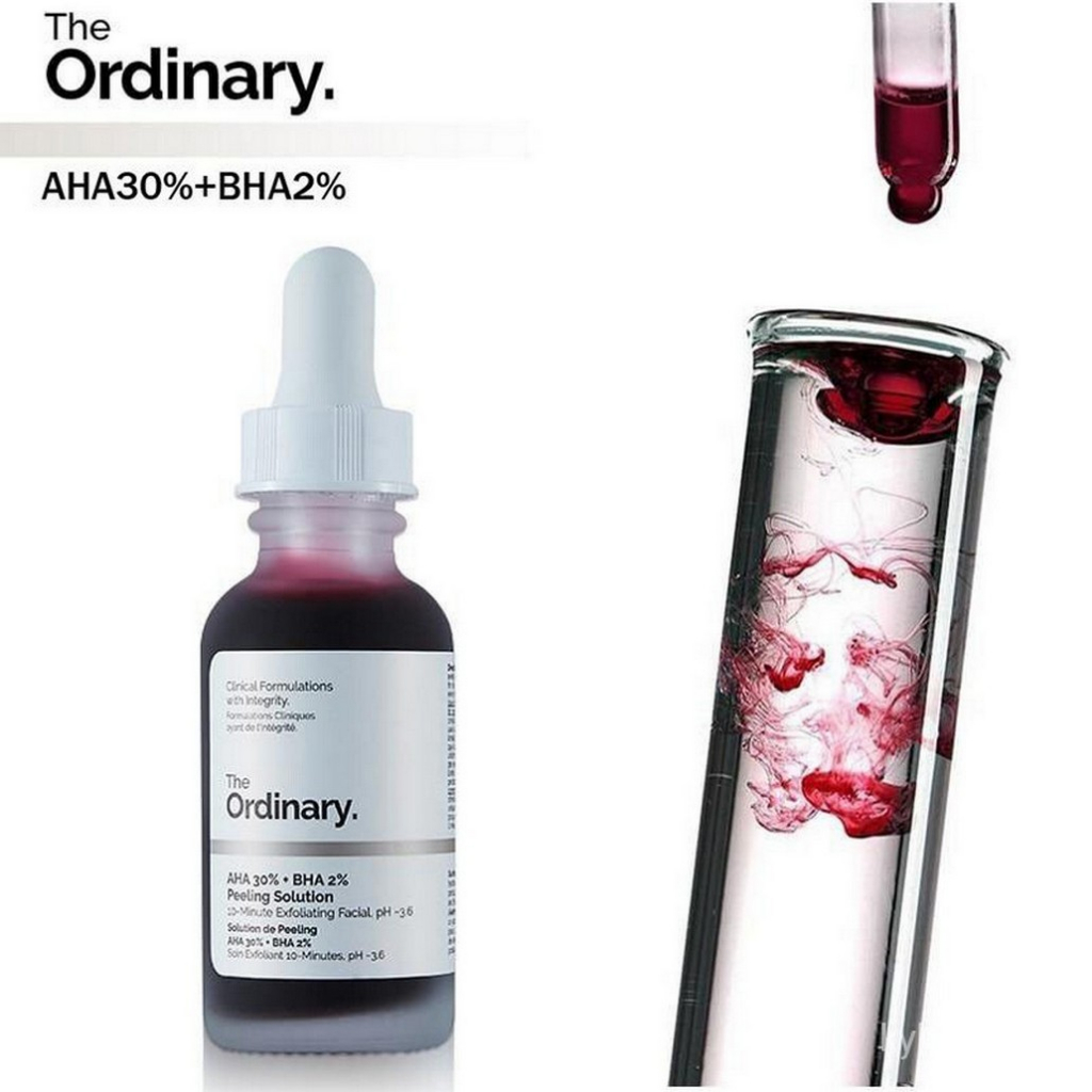 Peel Da ordinary The Ordinary AHA 30% + BHA 2% Peeling Solution 30ml thanh tẩy da Peel da Tẩy da chết hóa học