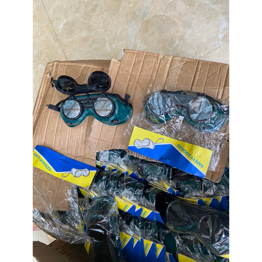 Kính hàn tròn 2 lớp - dành cho các Ông các Bác hàn xì sợ đau mắt