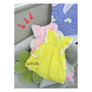 Váy viền ren trắng - Zunkids
