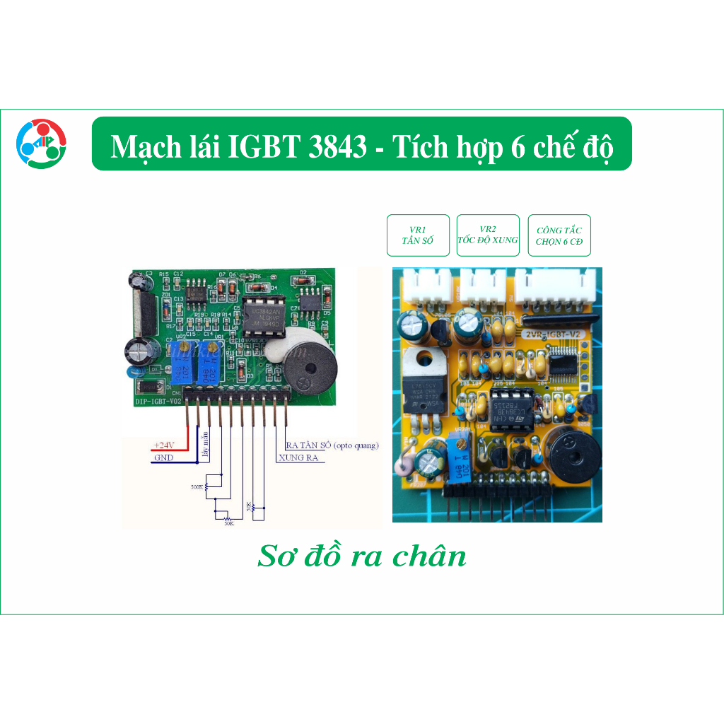 Mạch băm xung lái IGBT 3843