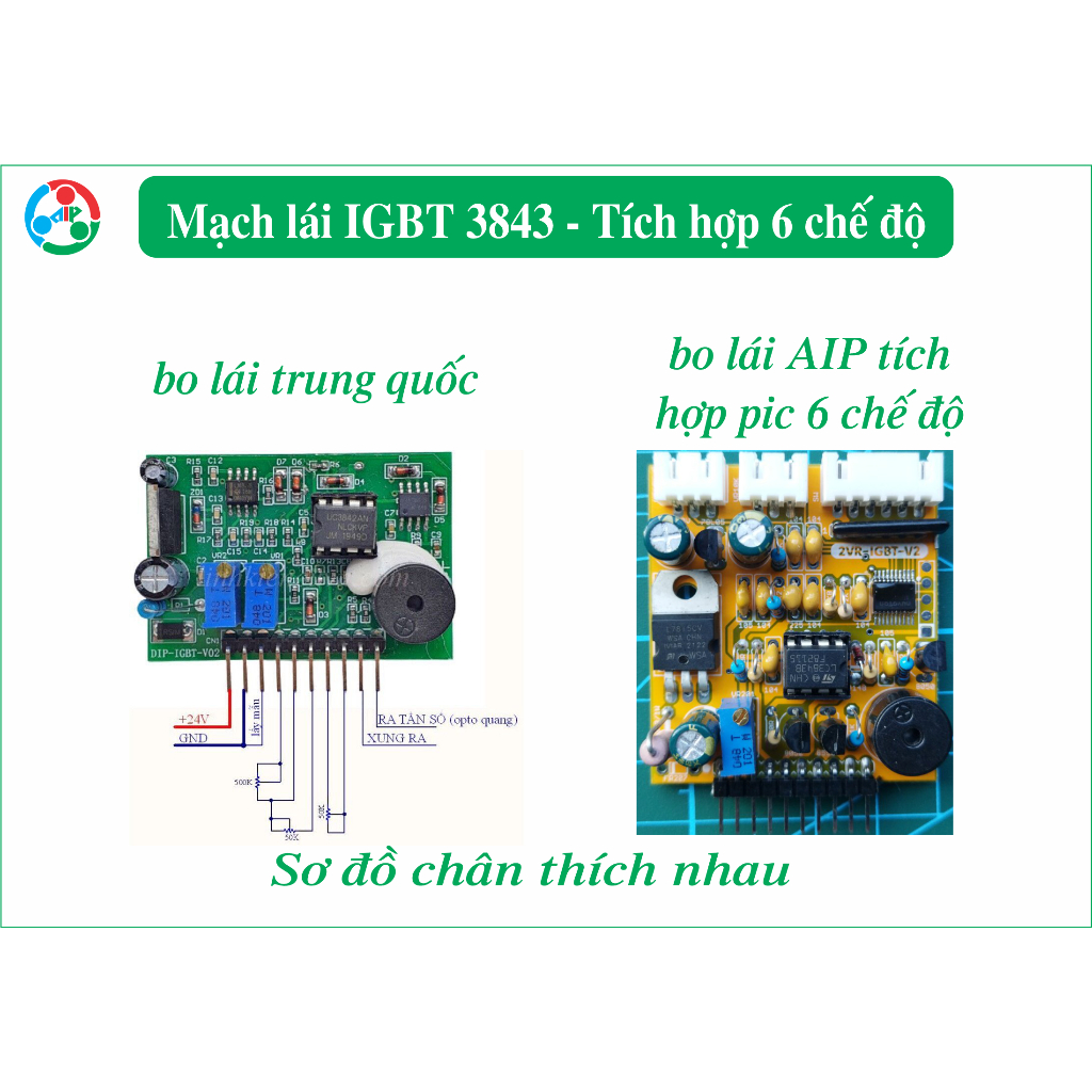 Mạch băm xung lái IGBT 3843