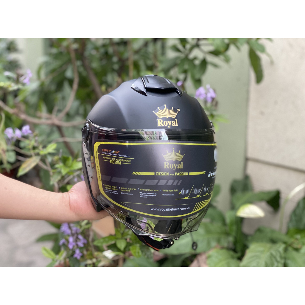 Mũ Bảo Hiêm 3/4 Royal XH01