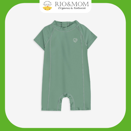 Bộ bơi liền ngắn tay khóa sau UPF 50+ BU Aqua, cho bé trai, bé gái