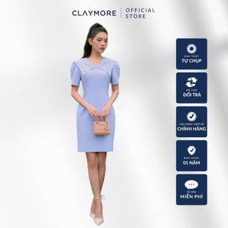 Đầm Cổ Thêu Bô Đê CLAYMORE Mã CDR2S3F11704
