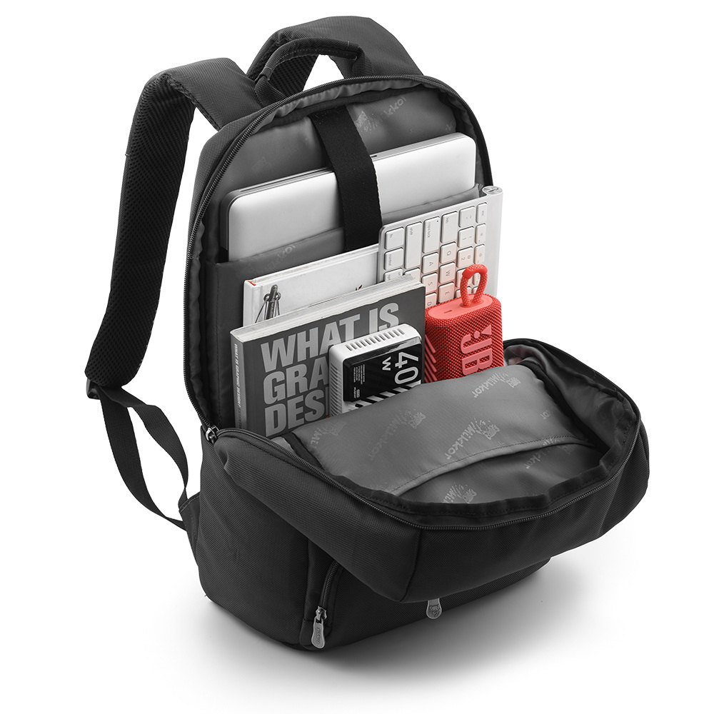 Ba lô thời trang Mikkor The Calvin - Màu Đen