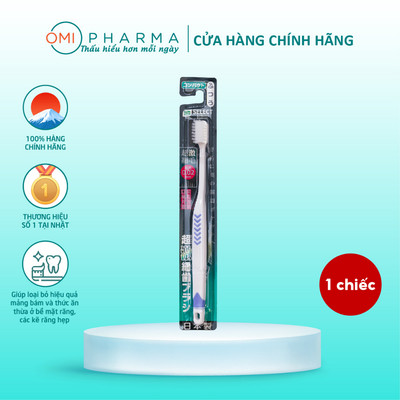 Bàn Chải Đánh Răng Lông Mền Đầu Vừa S Select Nhật Bản (1 Chiếc)