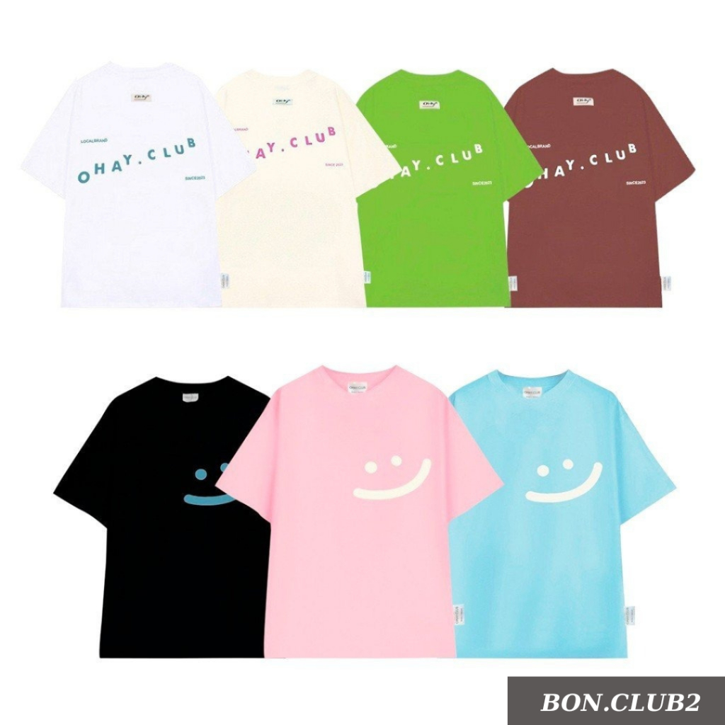 Áo Thun Form Rộng Nữ, Nam Polo Local Brand. Áo Phông Đôi Unisex Oversize Cổ Tròn Hoạ Tiết Hình Mặt Cười Chất Vải Cotton