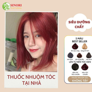 Thuốc nhuộm tóc thời trang sinori , không cần tẩy tóc , không hại da đầu 500ml - tặng kèm đầu lược