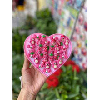 Nhẫn nhựa đeo tay hình Gấu Dâu