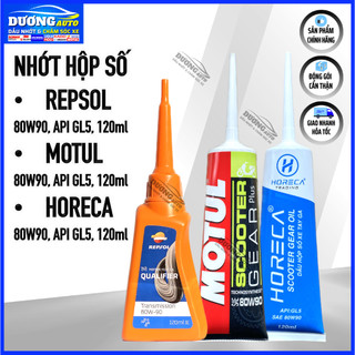 Nhớt láp repsol, nhớt láp motul, nhớt láp horeca - 80w90, api gl5, 120ml, nhớt hộp số motul, nhớt hộp số repsol