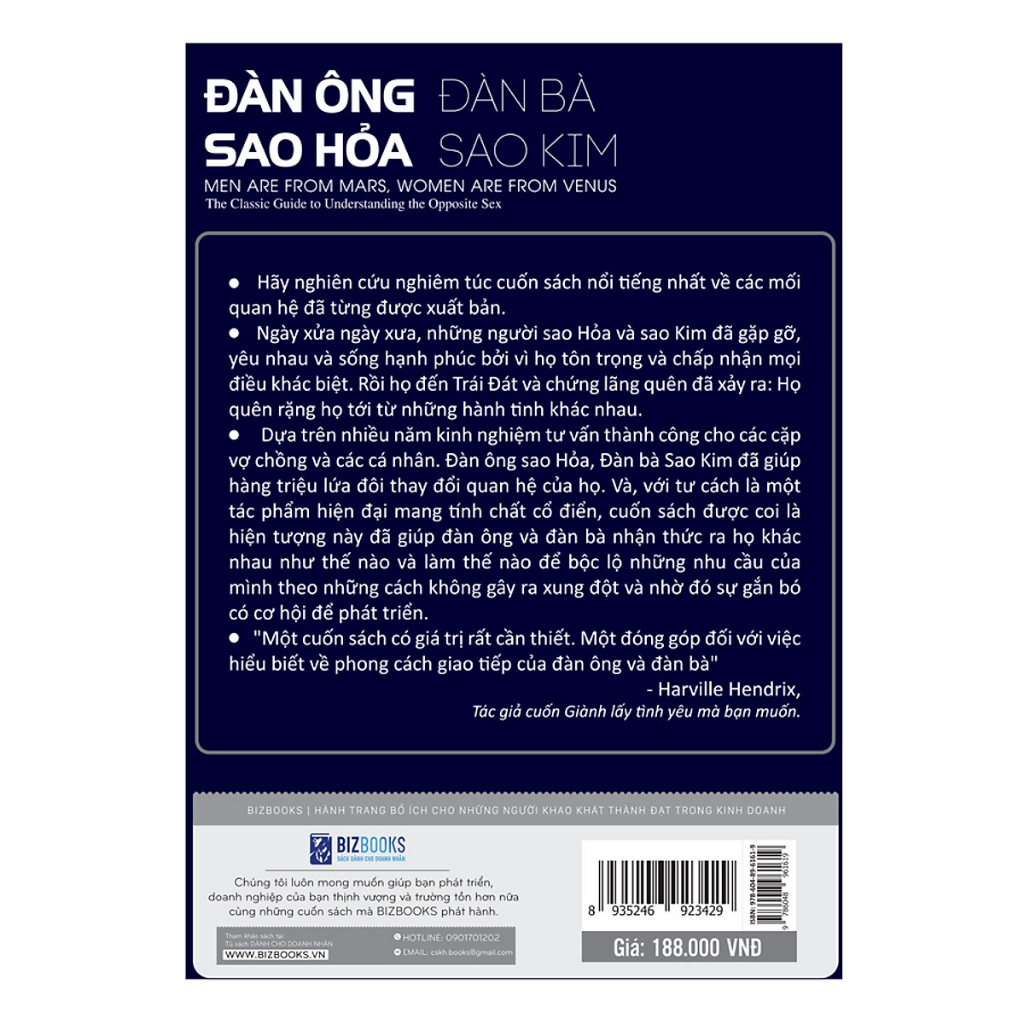 Sách - Đàn Ông Sao Hỏa Đàn Bà Sao Kim -
