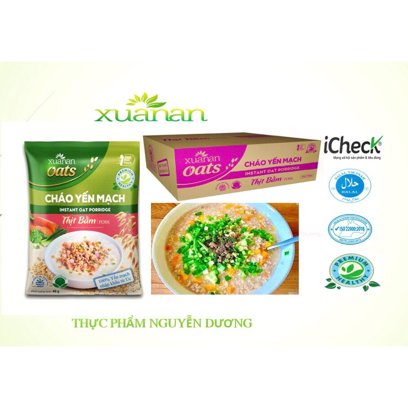 CHÁO YÊN MẠCH XUÂN AN(Có Mix Đủ Vị)