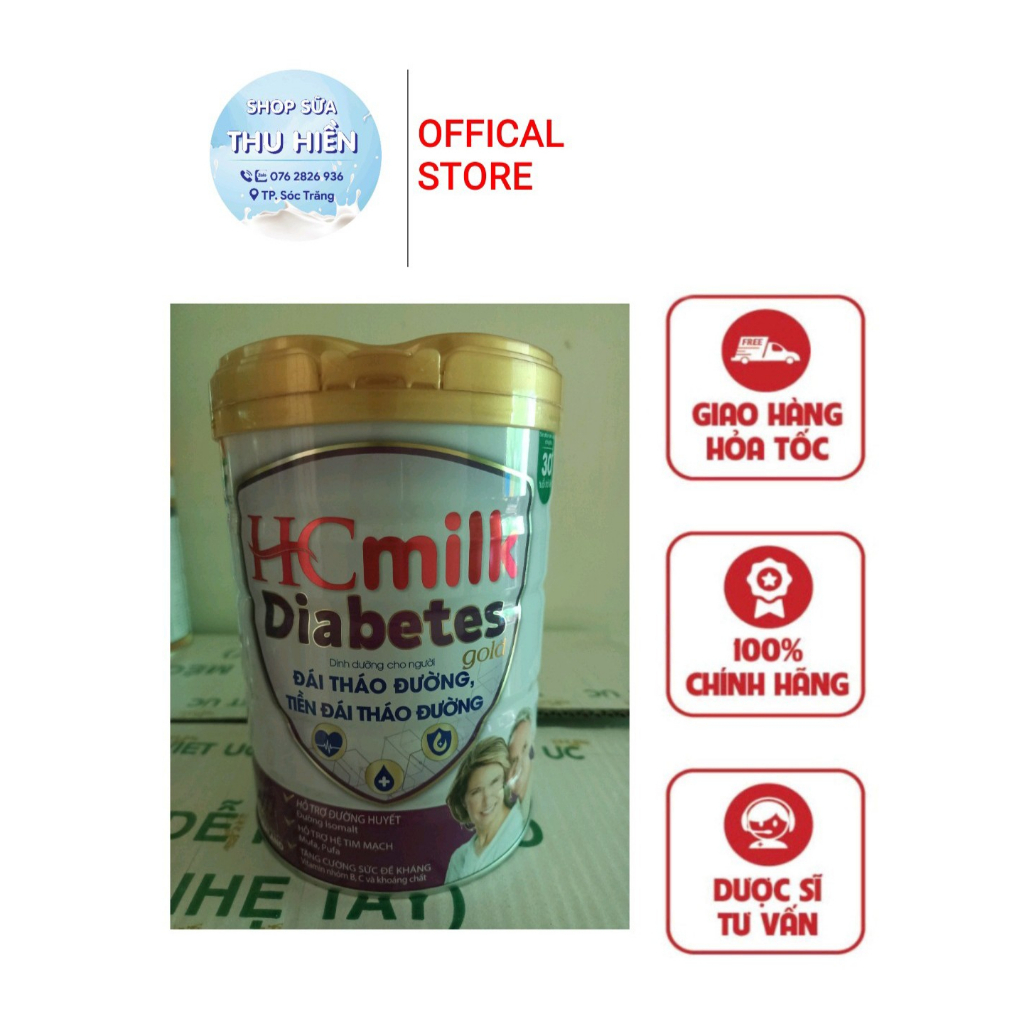 SỮA HC Milk tiểu đường 900g