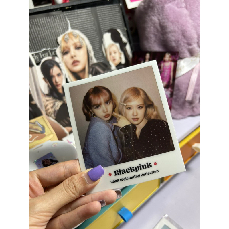 Set Card Pre-Order Welcoming Collection 2022 - Ảnh bo góc BLACKPINK