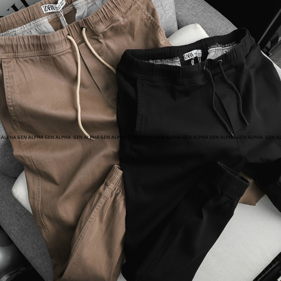 Quần Baggy jogger GEN ALPHA, lưng thun, form suông Unisex, chất liệu kaki co giãn cao cấp GEN1345