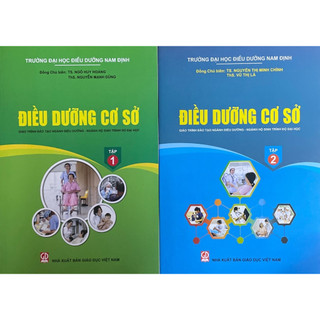 Sách - combo 2 cuốn điều dưỡng cơ sở tập 1+ tập 2