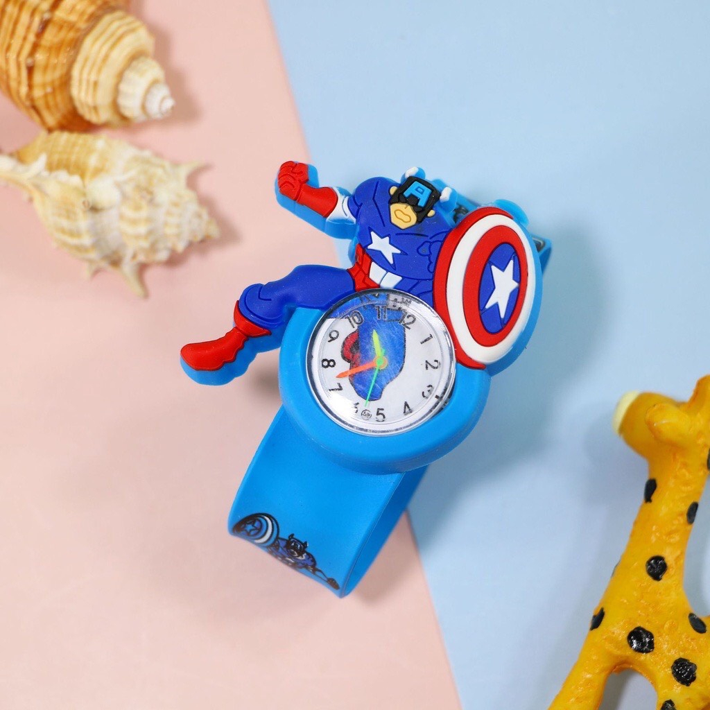 Đồng hồ đập tay hình siêu nhân cá tính cho bé