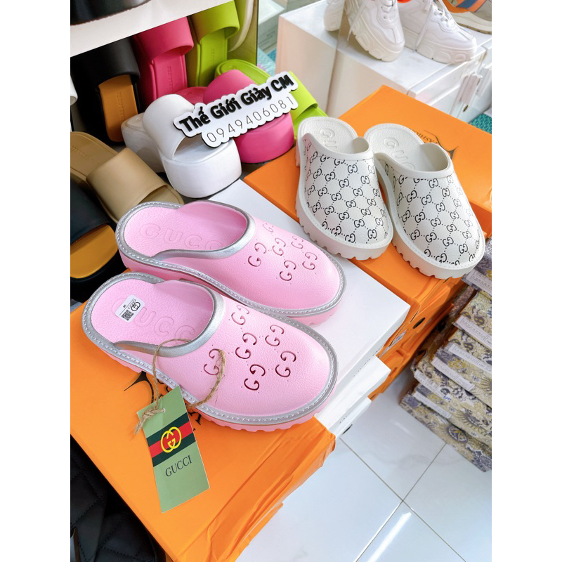 Dép Quai Ngang Nữ GUCCI (Bảo hành 12 tháng) (THẾ GIỚI GIÀY CM)