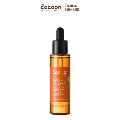 HÀNG TẶNG KHÔNG BÁN - Tinh chất nghệ Hưng Yên x2.2 (serum) với 22% vitamin C sáng da chuyên sâu & mờ vết thâm Cocoon 30m