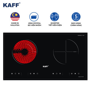 Bếp từ hồng ngoại đôi KAFF KF-073IC - HÀNG NHẬP MALAYSIA - Bảo hành chính hãng 5 năm