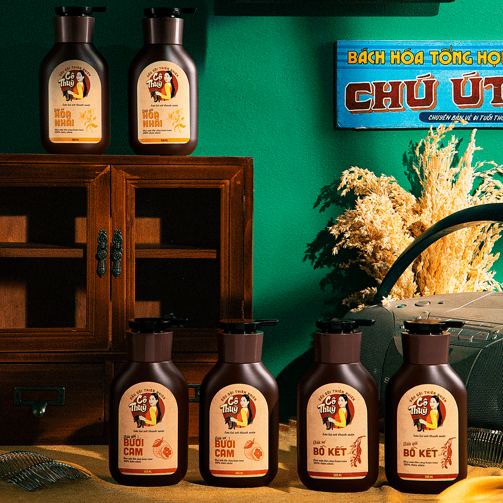 Combo Dàu Gội Dầu Xả Bồ Kết Chiết Xuất Tự Nhiên Cho Mái Tóc Suôn Mượt - Dầu Gội Thiên Nhiên Cô Thùy