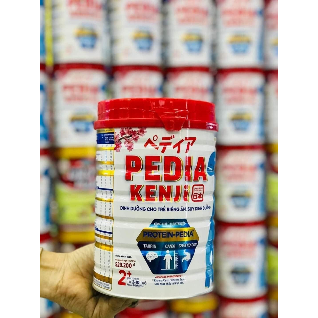 Sữa Pedia Kenji - Dinh dưỡng chuyên biệt dành cho trẻ biếng ăn, thấp còi, giúp trẻ tiêu hóa khỏe, bé cao lớn, tăng cân,