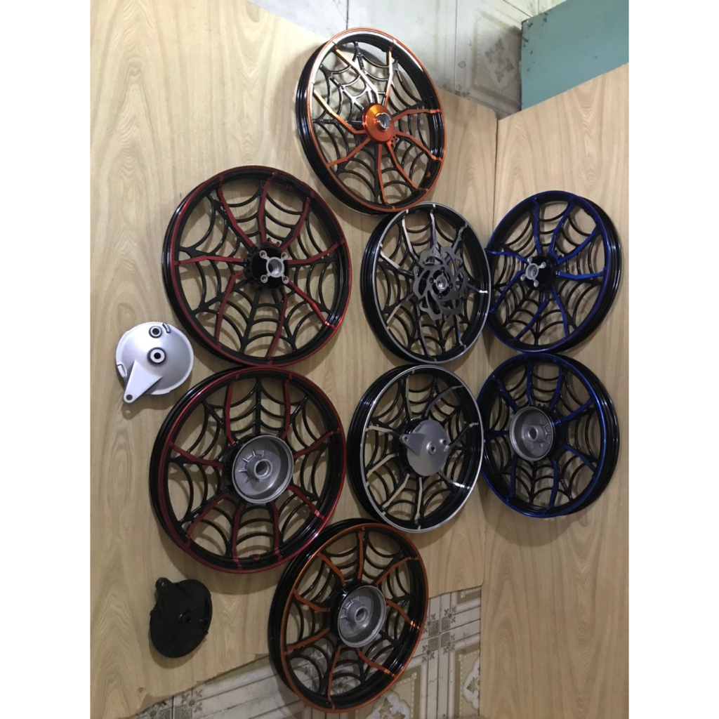 MÂM VÀNH ĐÚC SPIDER MAN SIRIUS JUPITER EXCITER 2006 2010 GẮN ZIN THEO XE KHÔNG CHẾ CHÁO