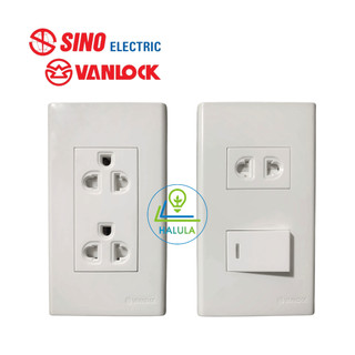 Bộ công tắc, ổ cắm sino vanlock, mặt thiết bị, đế nổi, đế âm dòng s18cc - s18ccs/cn/s - s18ccu/cn