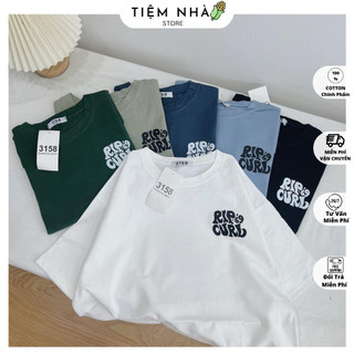 Áo phông khô cotton 3158 form rộng nam nữ unise Ripcurl 69