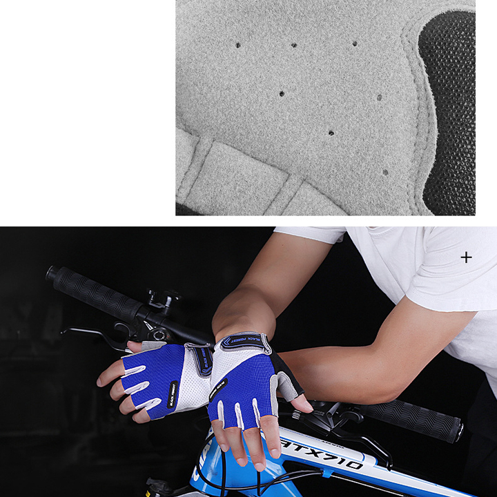 Găng tay chạy xe đạp, chạy xe máy Black Forest pkxd-1114