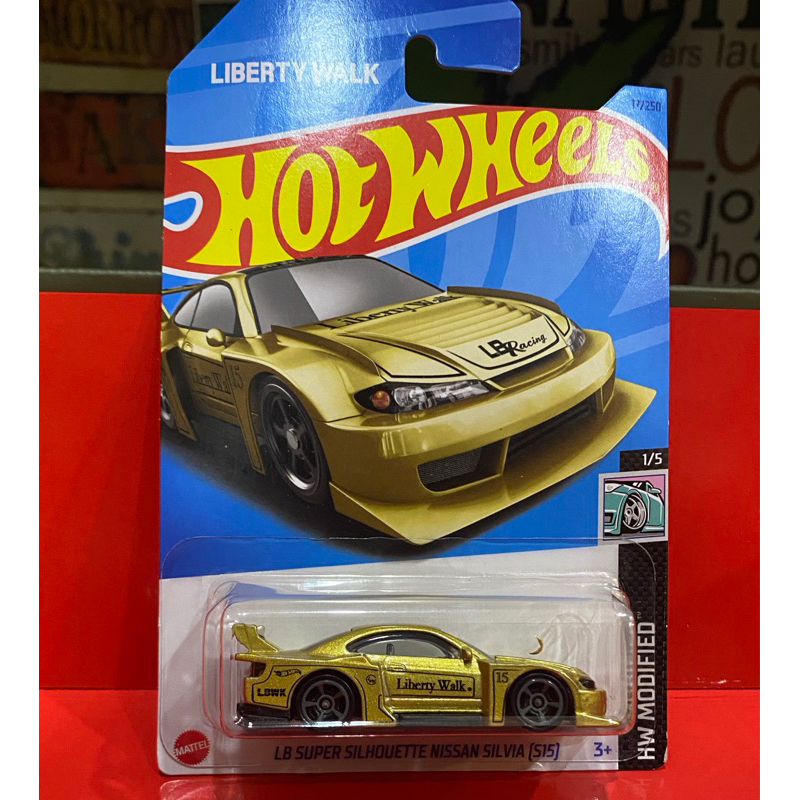 Xe Hot Wheesl LB Super Silhouette Nissan Silvia S15 LBWK mới