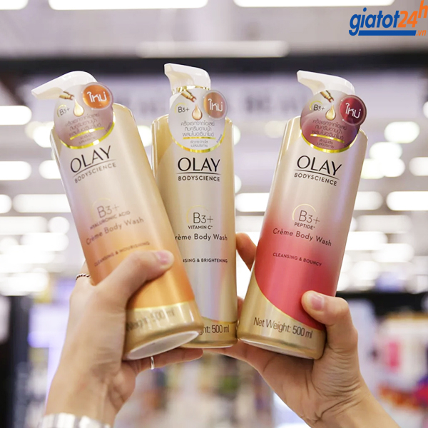 Sữa tắm olay , sữa tắm trắng da Olay b3 vitamin c hàng thái lan chính hãng