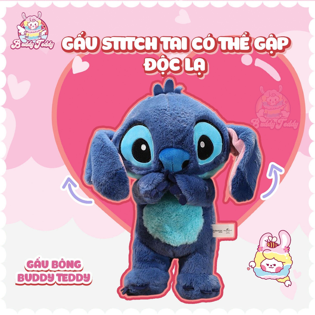 Gấu Stitch Disney giật tai độc lạ, dễ thương | Buddy Teddy
