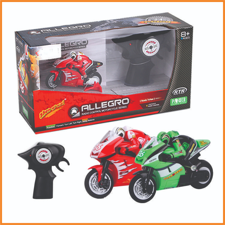 Xe moto Điều Khiển Từ Xa - Mini Moto RC Allegro có Gyro kèm Pin Sạc, tốc độ cao 30km/h - 8012 đồ chơi sáng tạo