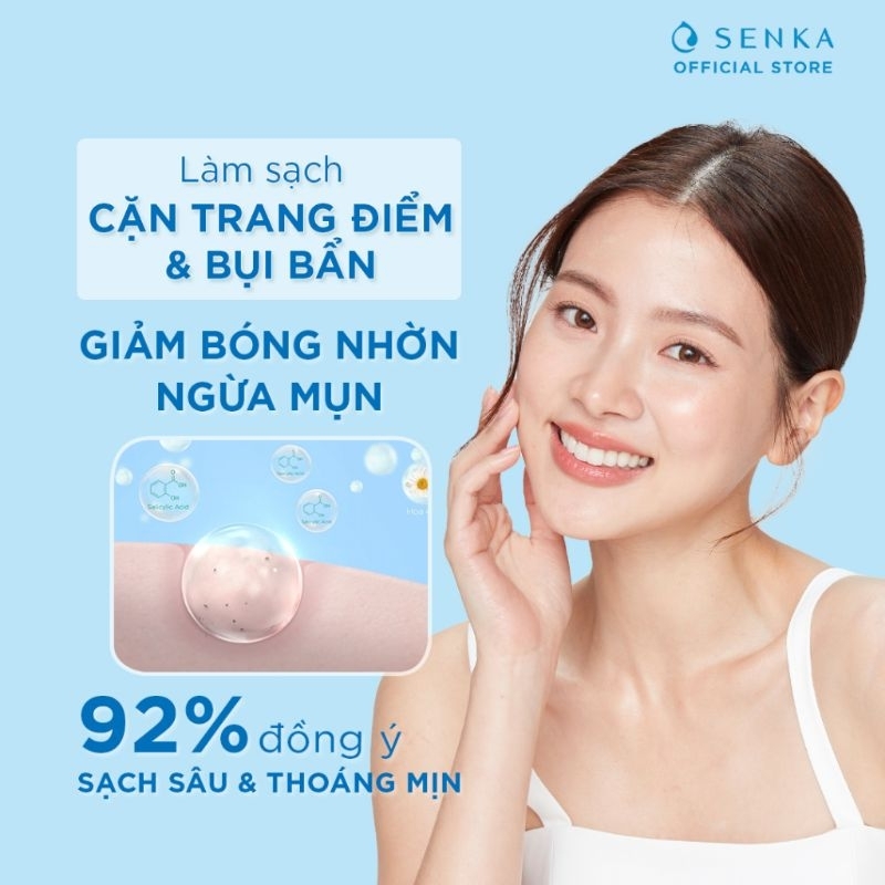 Nước tẩy trang sạch thoáng Senka A.L.L.Clear Water Fresh