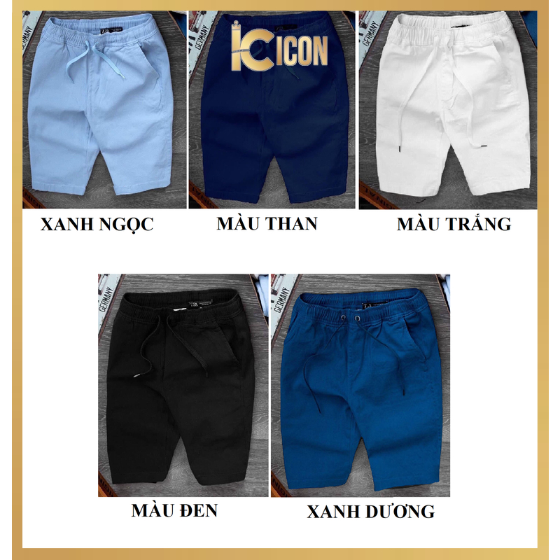 Quần Short kaki nam big size, quần short cotton cao cấp mùa hè thoáng mát trẻ trung quan sóc jean SH01 - ICON
