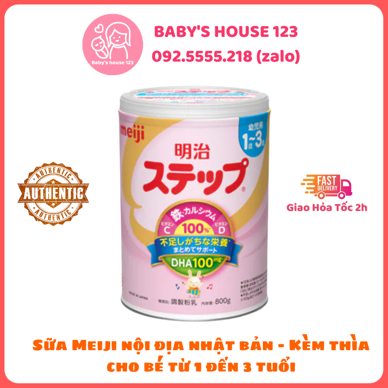 Sữa Meiji Nội Địa Nhật Cho Bé - Hộp 800gr