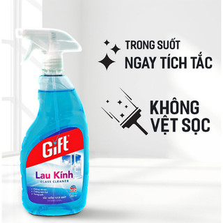 Nước lau kính Gift 580ml / 800ml hương sắc biển tươi mát