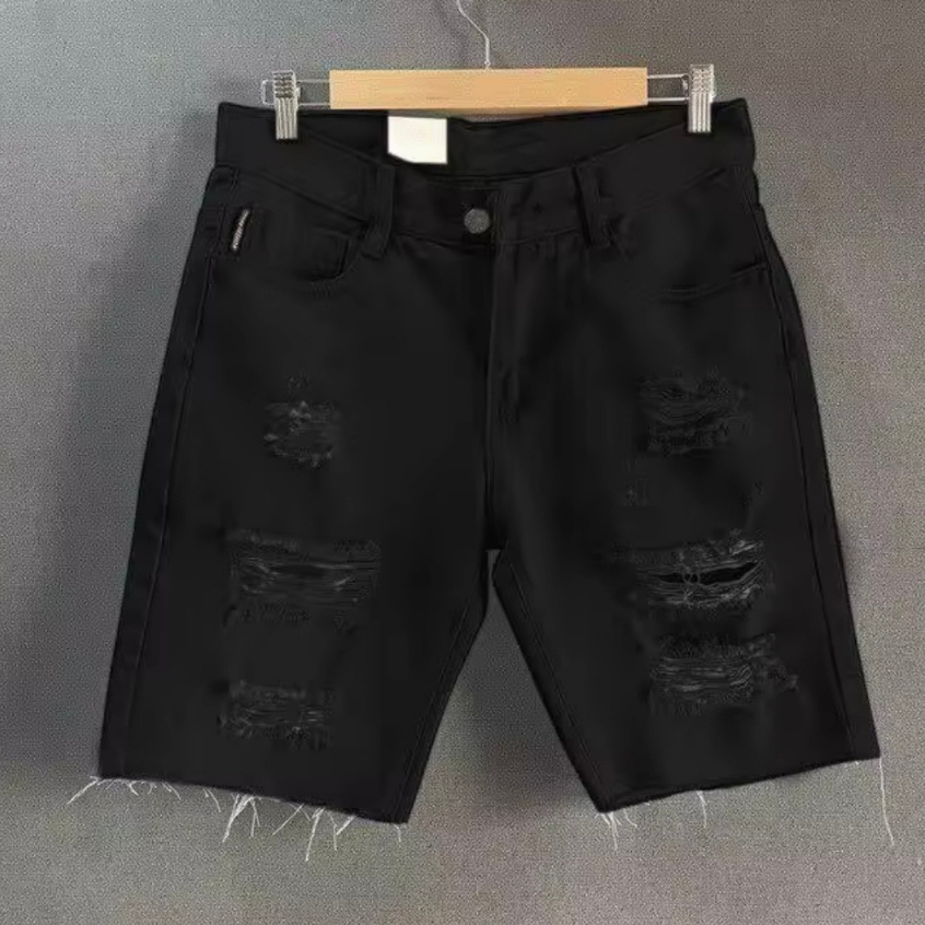 Quần short jean nam mẫu mới rách thời trang cao cấp sang trọng chuẩn form phong cách