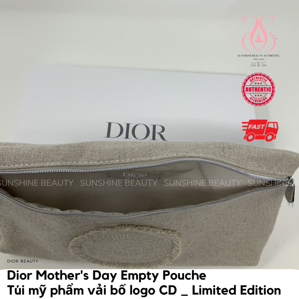 Gift Dior _ Túi mỹ phẩm Hồng Dior