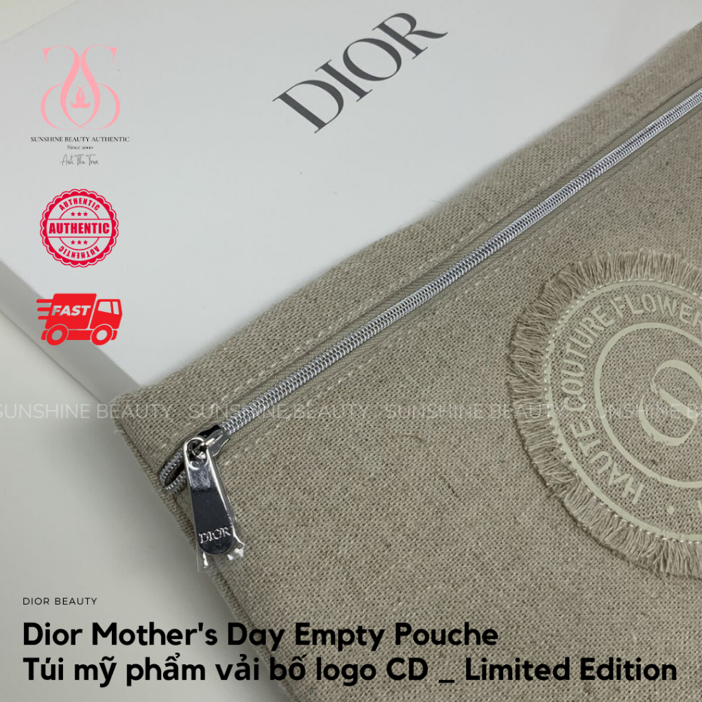 Gift Dior _ Túi mỹ phẩm Hồng Dior
